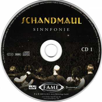 2CD/2DVD Schandmaul: Sinnfonie LTD 270899