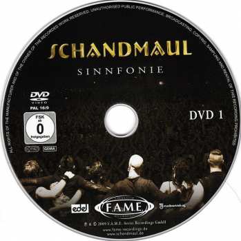 2CD/2DVD Schandmaul: Sinnfonie LTD 270899