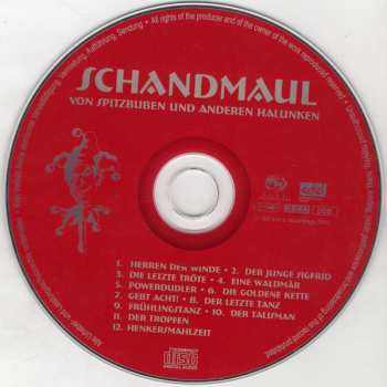 CD Schandmaul: Von Spitzbuben Und Anderen Halunken DIGI 407543