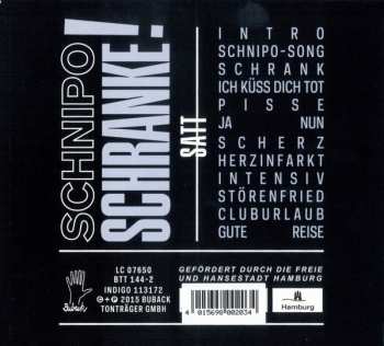 CD Schnipo Schranke: Satt 148588