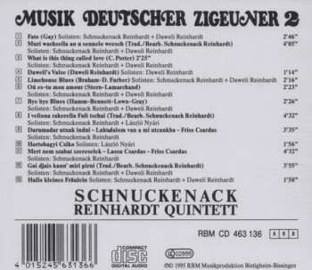 CD Schnuckenack Reinhardt Quintett: Musik Deutscher Zigeuner 2 410667
