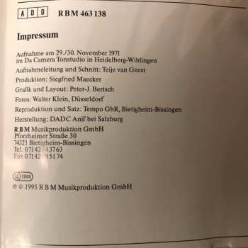 CD Schnuckenack Reinhardt Quintett: Musik Deutscher Zigeuner 4 381585