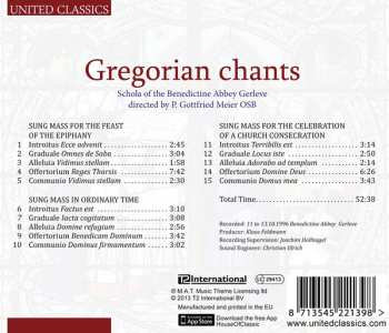 CD Schola Der Benediktiner-Abtei Gerleve: Gregorian Chants 502979