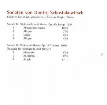 SACD Dmitri Shostakovich: Schostakowitsch Sonaten 459034