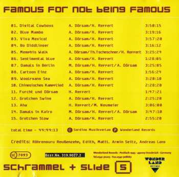 CD Schrammel & Slide: Famous For Not Being Famous 521182
