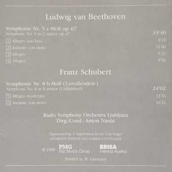 2CD Franz Schubert: Ludwig van Beethoven: Symphonie Nr. 5/Symphony No. 5 / Franz Schubert Symphonie Nr. 8 (Unvollendete)/Symphony No. 8 (Unfinished) 402764