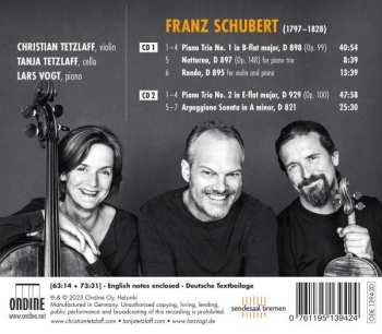 2CD Franz Schubert: Piano Trios • Notturno • Rondo • Arpeggione Sonata 446430