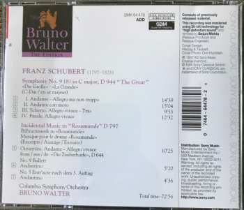 CD Columbia Symphony Orchestra: Symphony No. 9 (8) "The Great" • Rosamunde (Excerpts)