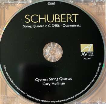 CD Franz Schubert: String Quintet D.956 / Quartettsatz, D.703