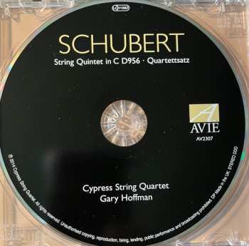 CD Franz Schubert: String Quintet D.956 / Quartettsatz, D.703 474583