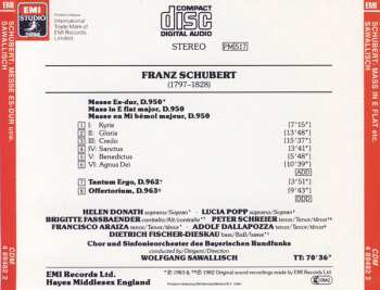 CD Franz Schubert: Messe Es-Dur, D. 950 • Tantum Ergo, D. 962 • Offertorium, D. 963 423411