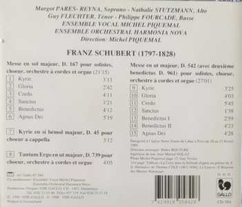 CD Franz Schubert: Messes En Sol Majeur Et En Ut Majeur, Tantum Ergo, Kyrie 456857