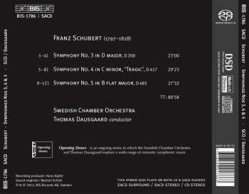 SACD Franz Schubert: Symphonies Nos. 3, 4 & 5 493490