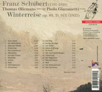 CD Franz Schubert: Winterreise