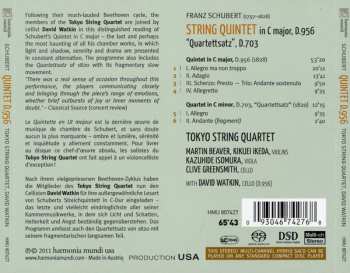 SACD Franz Schubert: String Quintet D.956 / Quartettsatz, D.703