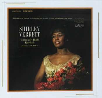 Album Schubert / Wadsworth / Verrett: Carnegie Hall