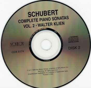 2CD Franz Schubert: Complete Piano Sonatas, Volume 2 452748