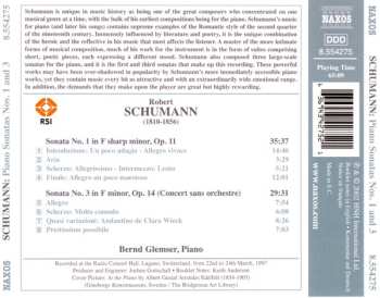 CD Robert Schumann: Piano Sonatas Nos. 1 And 3 514406