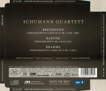 SACD Schumann Quartett: Beethoven Bartók Brahms 307762