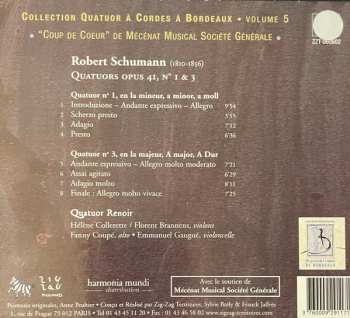 CD Robert Schumann: Quatuors Op. 41 . 1 & 3 428764