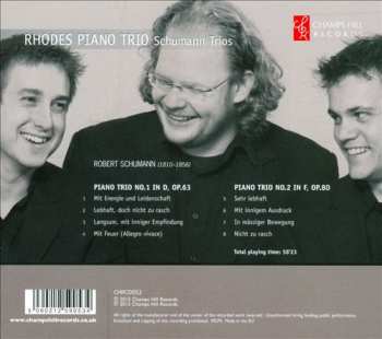 CD Robert Schumann: Schumann Trios  427292