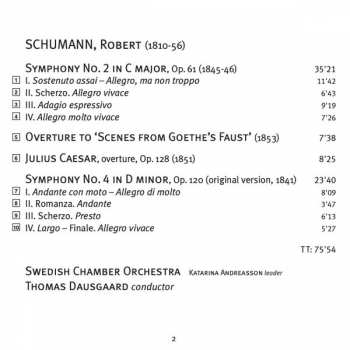SACD Robert Schumann: Symphonies Nos. 2 & 4 402200