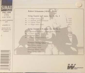CD Robert Schumann: String Quartets No.2 & 3