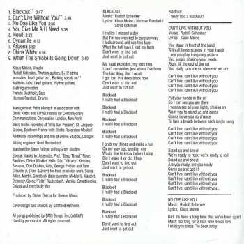 CD Scorpions: Blackout