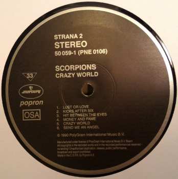 LP Scorpions: Crazy World 43206