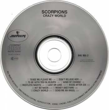 CD Scorpions: Crazy World 8147