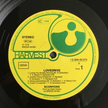 LP Scorpions: Lovedrive 442924