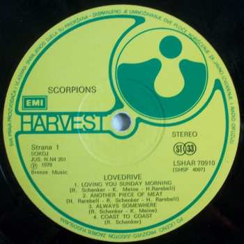 LP Scorpions: Lovedrive 451145