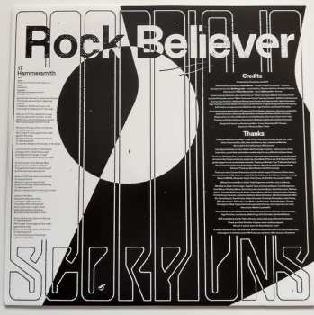 2LP Scorpions: Rock Believer LTD