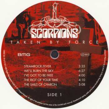 LP Scorpions: Taken By Force CLR 444516