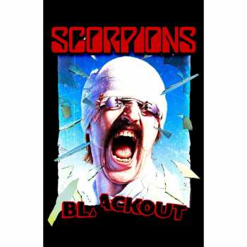 Merch Scorpions: Textilní Plakát Blackout