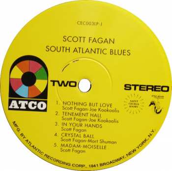 LP Scott Fagan: South Atlantic Blues NUM | LTD 361904