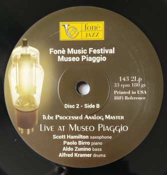 2LP Scott Hamilton: Live at Museo Piaggio LTD 136078