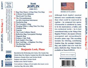 CD Scott Joplin: Piano Rags ● 2 330011
