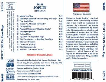 CD Scott Joplin: Piano Rags 175644