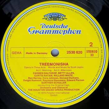 2LP/Box Set Scott Joplin: Treemonisha (Original Cast Recording)