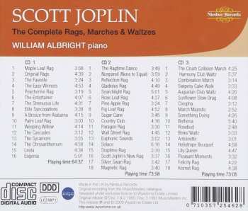 3CD Scott Joplin: The Complete Rags, Marches And Waltzes 520967