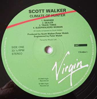 LP Scott Walker: Climate Of Hunter 467184