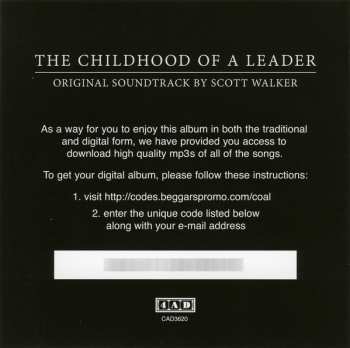 LP Scott Walker: The Childhood Of A Leader  LTD | CLR 59870