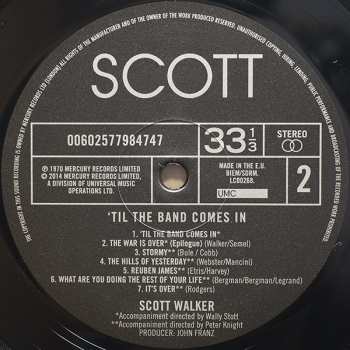 LP Scott Walker: 'Til The Band Comes In 23