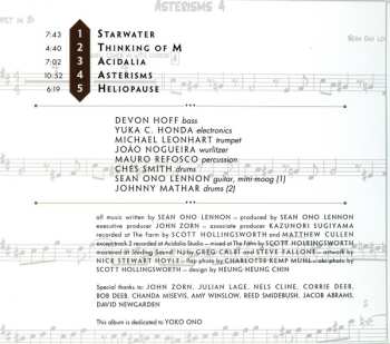 CD Sean Lennon: Asterisms 540147