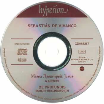 CD Sebastián De Vivanco: Missa Assumpsit Jesus 433554