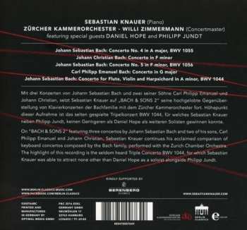 CD Sebastian Knauer: Bach & Sons 2 177560