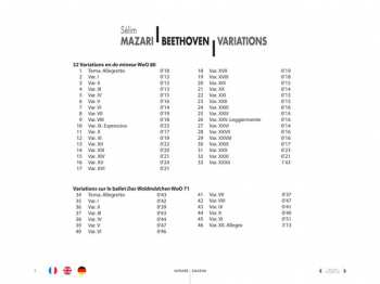 CD Selim Mazari: Beethoven Variations DIGI 360379