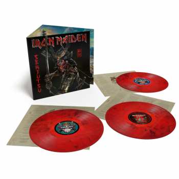 3LP Iron Maiden: Senjutsu / Red & Black Marbled Vinyl LTD | CLR 56753