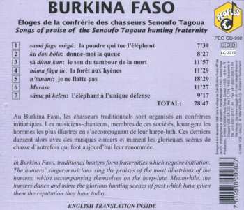 CD Senufo: Burkina Faso: Éloges de la confrérie des chasseurs Senoufo Tagoua = Songs of praise of the Senoufo Tagoua hunting fraternity 288382